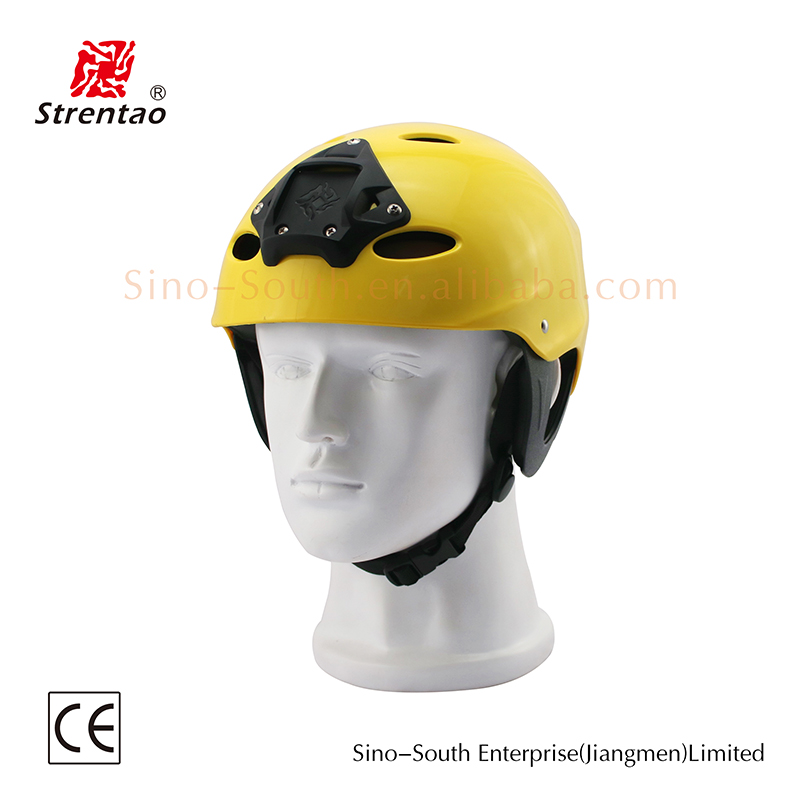 Custom Made Helmets Ce Certification Wild Water Sport Helmet Kayak Helmet With Camera Base