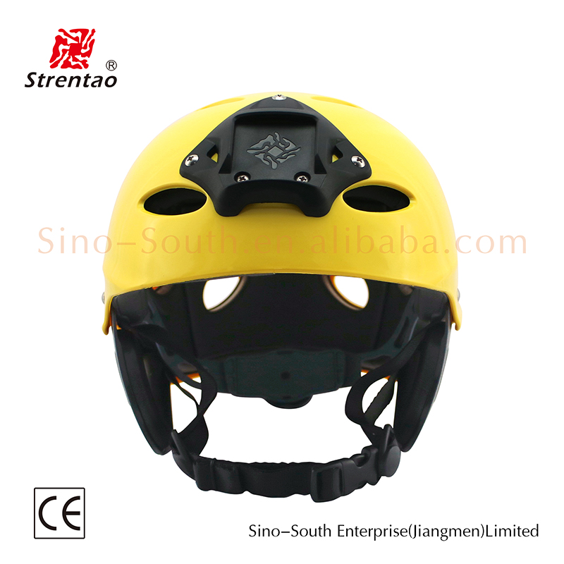 Custom Made Helmets Ce Certification Wild Water Sport Helmet Kayak Helmet With Camera Base