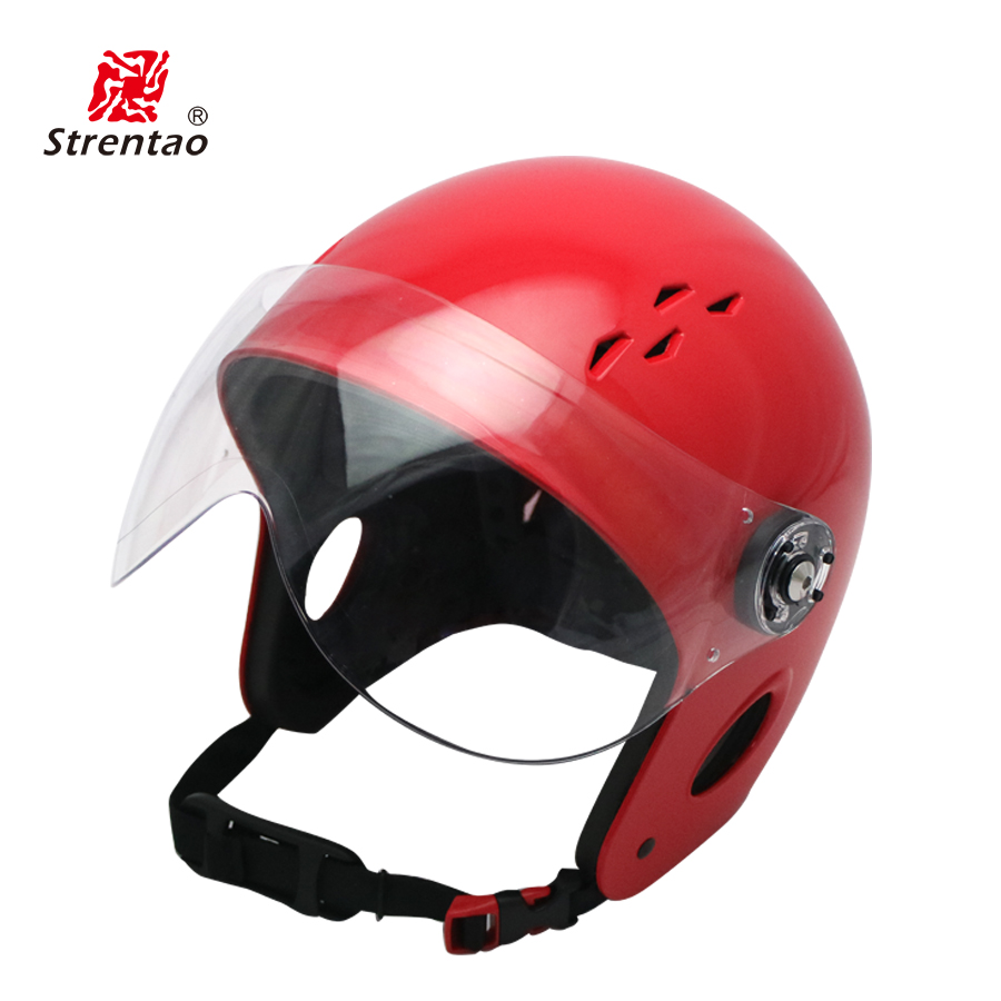 High Quality Outdoor Rafting Water Helmet Ce Standard with Helmet Visor