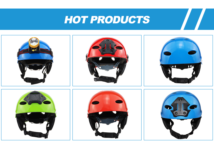 Lightweight ABS Shell Soft EVA Liner Water Sports Helmet Customizable Colors Multi-function for Kayak Canoe Safety Floating